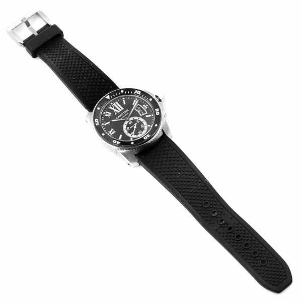 CARTIER Calibre Diver Black Rubber 42mm W7100056 - Image 6