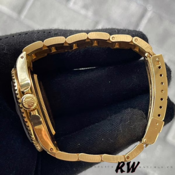 Rolex Submariner 16618 Yellow Gold Champagne Dial 40mm Mens Replica Watch - Image 10
