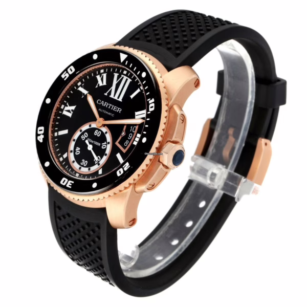 CARTIER Calibre Rose Gold Black 42mm WGCA0010 - Image 5