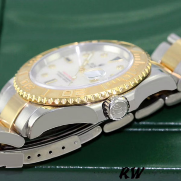 Rolex Yachtmaster 16623 Steel Yellow Gold Mother of Pearl White Dial 40MM Mens Replica Watch - Image 5