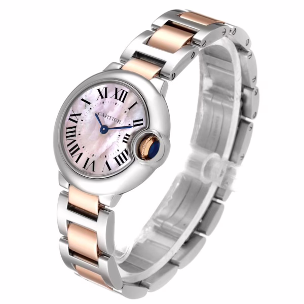 CARTIER BALLON BLEU Pink Mother of Pearl Dial 28mm - Image 6