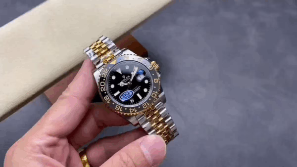 Rolex GMT Master II Black Dial Steel 18kt Yellow Gold 126713GRNR 0001 Men's Watch - Image 5