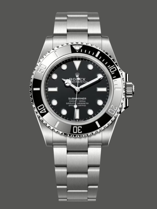 Rolex Submariner 124060 Oyster Stainless Steel Black Dial 41mm Mens Replica Watch
