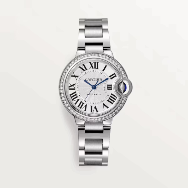 CARTIER BALLON BLEU Diamond Bezel 33mm