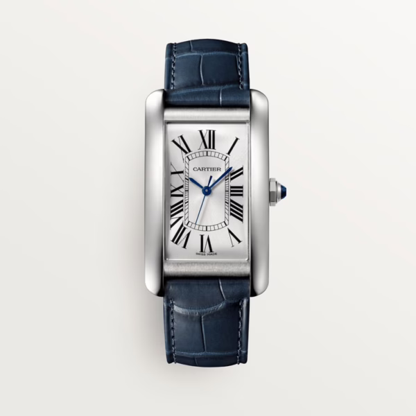 CARTIER TANK AMERICAINE Blue Strap 26.6 mm