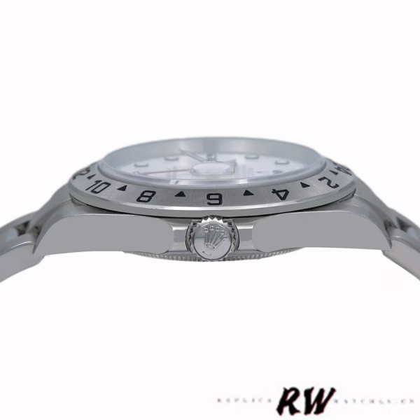 Rolex Explorer II 16570 Stainless Steel White Dial 40MM Mens Replica Watch - Image 5