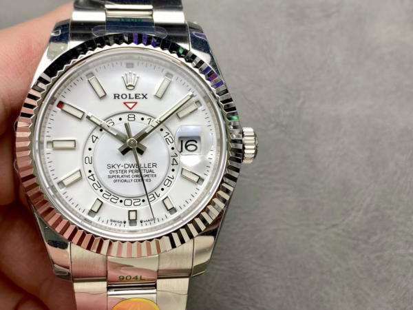 Rolex Sky Dweller 42 Oystersteel White Dial m336934 0003 Men's Watch - Image 3