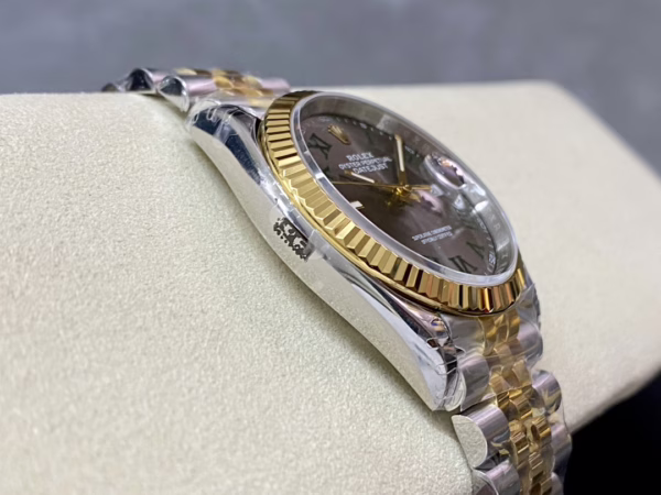 Rolex Datejust Two-Tone Steel Yellow Gold Fluted Bezel m126233 0035 36mm Unisex Replica Watch - Image 15
