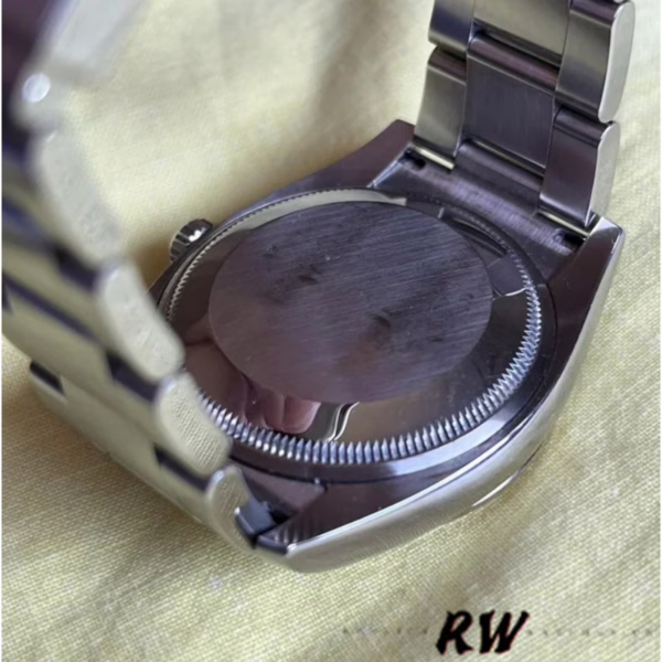 Rolex Oyster Perpetual Air-King 114234 Blue Dial fluted white gold bezel 34MM Unisex replica watch - Image 3