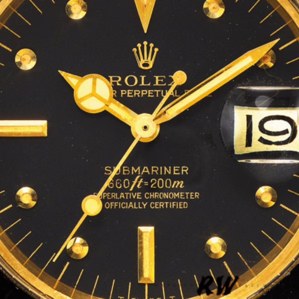 Rolex Submariner 1680/8 Black dial Yellow Gold 40mm Mens Replica Watch - Image 2