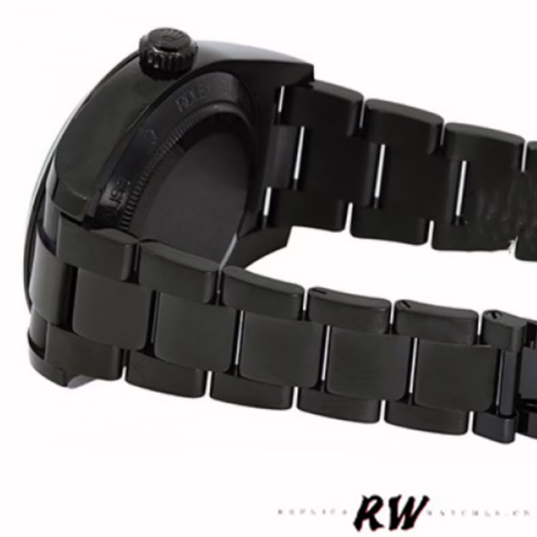 Rolex Milgauss 116400GV Green Crystal Stainless Steel/PVD Black Dial 40MM Mens Replica Watch - Image 8