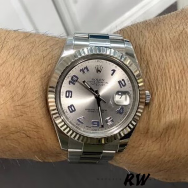 Rolex Datejust 116234 Silver Dial Fluted Bezel 36mm Unisex Replica Watch - Image 5