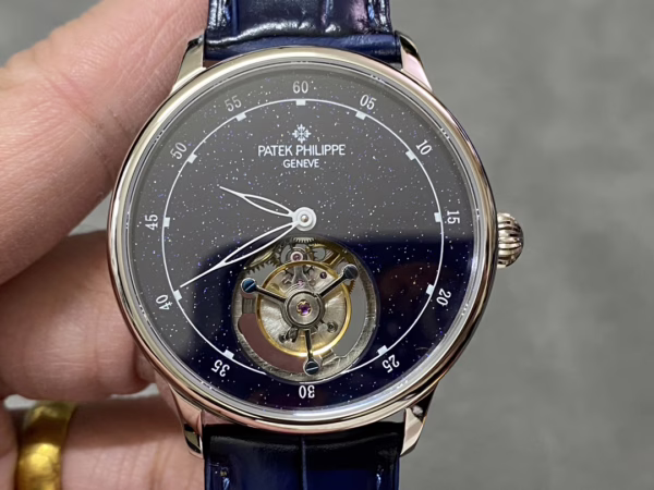 Patek Philippe Grand Complications Sky Moon Tourbillon White Gold 6102P 001 Watch 41MM - Image 3