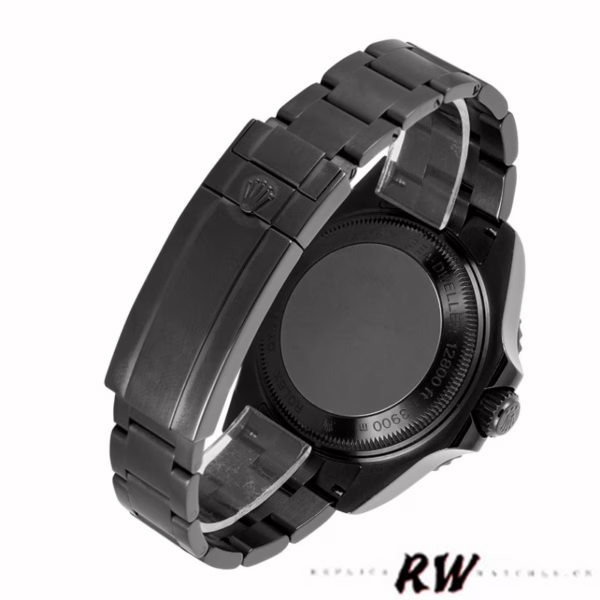 Rolex Sea-Dweller Deepsea 116660 PVD/DLC Coated Stainless Steel Black Dial 44MM Mens Replica Watch - Image 6