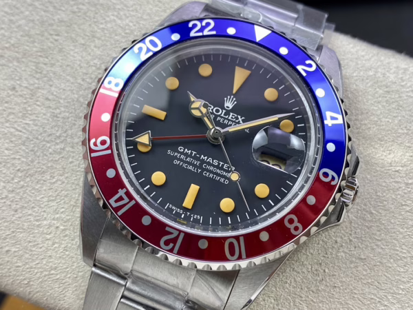 Rolex GMT-Master II 16710 Black Dial Blue Red Pepsi Bezel 40MM Mens Replica Watch - Image 14