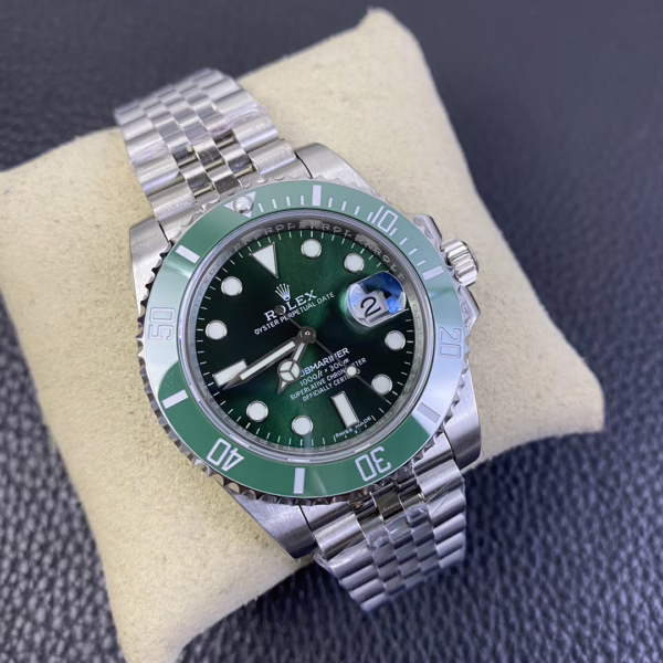 Rolex Submariner 116610LV Jubilee Bracelet 40mm Green Dial Men's Diver - Image 6