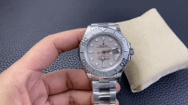 Rolex Yacht-Master 116622 Stainless Steel platinum Dial 40mm Mens Replica Watch - Image 3