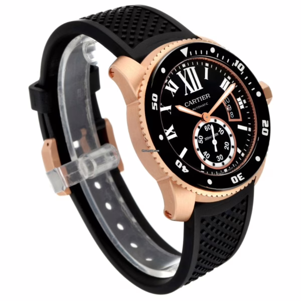 CARTIER Calibre Rose Gold Black 42mm WGCA0010 - Image 4