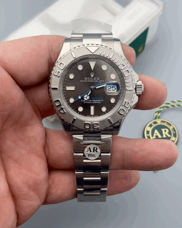 Rolex Yacht-Master 116622 Stainless Steel Grey Dial 40mm Mens Replica Watch - Image 2