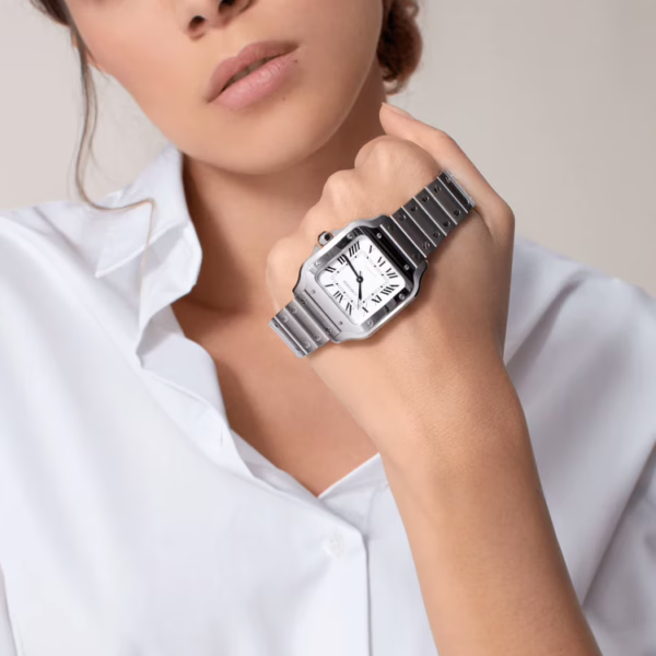 CARTIER SANTOS Classic Silver 35mm - Image 6
