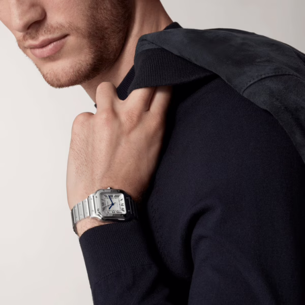 CARTIER SANTOS Classic Silver 35mm - Image 8