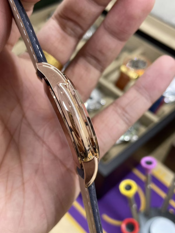 Patek Philippe Complications Rose Gold Blue 5224R 001 42mm Replica - Image 7