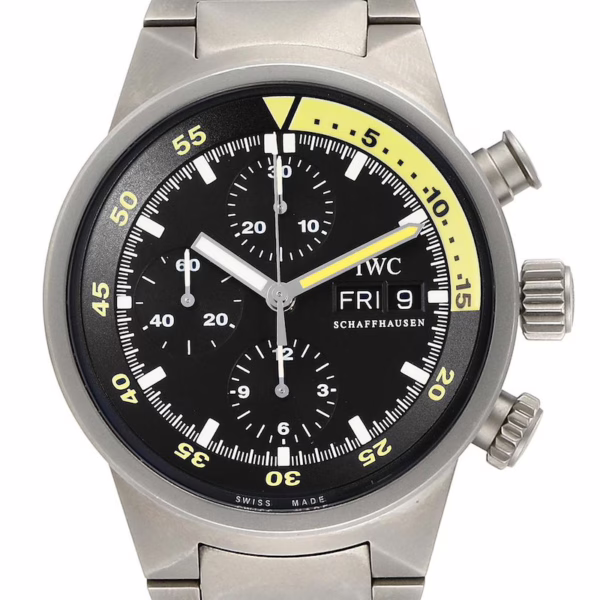 IWC Aquatimer GST Titanium Chronograph Day Date Mens Watch IW371903 - Image 2