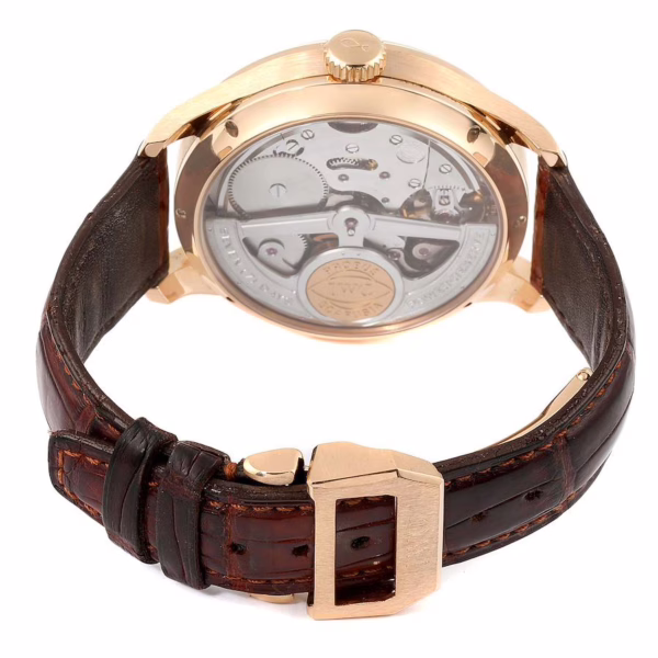 IWC Portuguese Perpetual Calendar Moonphase Rose Gold Mens Watch IW502103 - Image 3