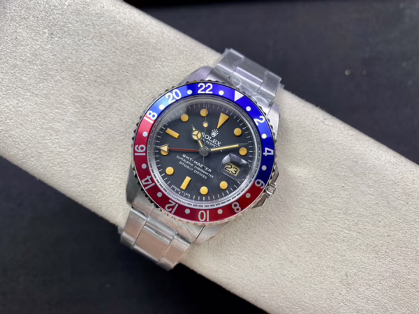 Rolex GMT-Master II 16710 Black Dial Blue Red Pepsi Bezel 40MM Mens Replica Watch - Image 12