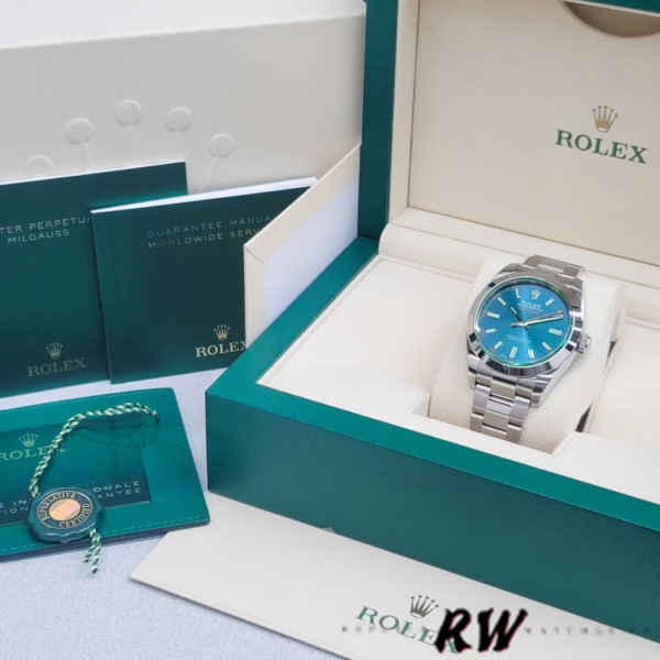 Rolex Milgauss 116400GV Stainless Steel Z-blue Dial 40mm Mens Replica Watch - Image 2