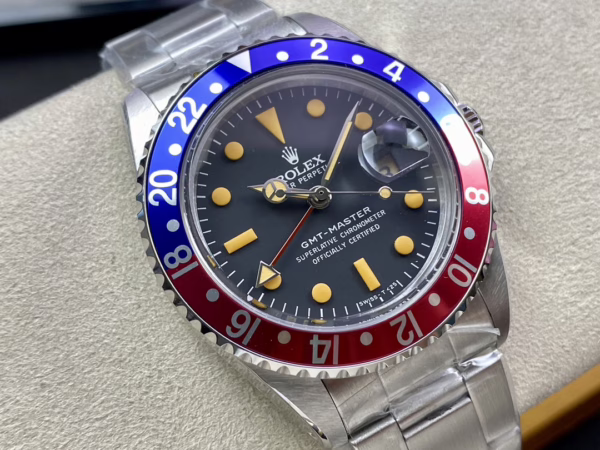 Rolex GMT-Master II 16710 Black Dial Blue Red Pepsi Bezel 40MM Mens Replica Watch - Image 13