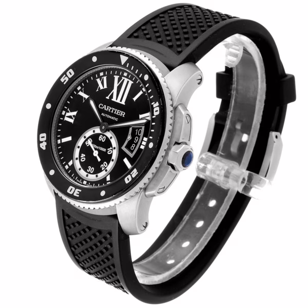 CARTIER Calibre Diver Black Rubber 42mm W7100056 - Image 3
