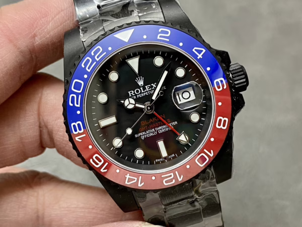 Rolex GMT Master II 40mm Pepsi 126710blro 0002 Black Dial - Image 3