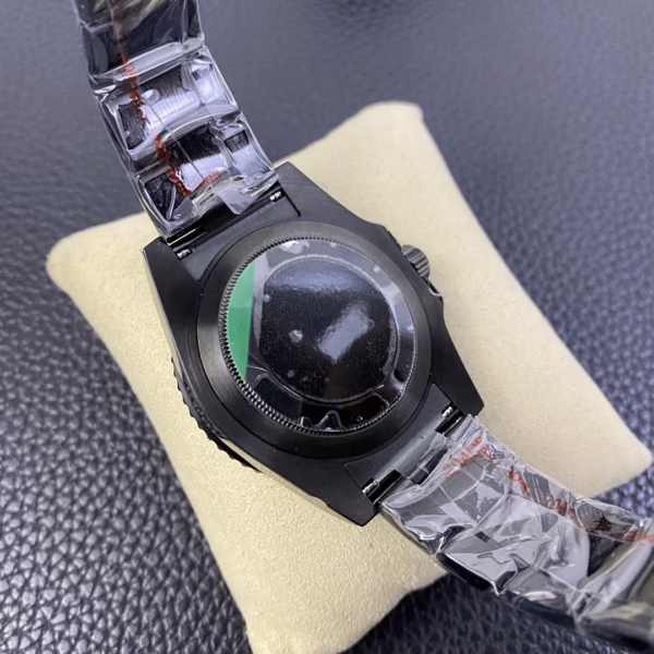 Rolex GMT Master II Black PVD/DLC Coated White Dial Stainless Steel 16710 Men's Watch - Image 10