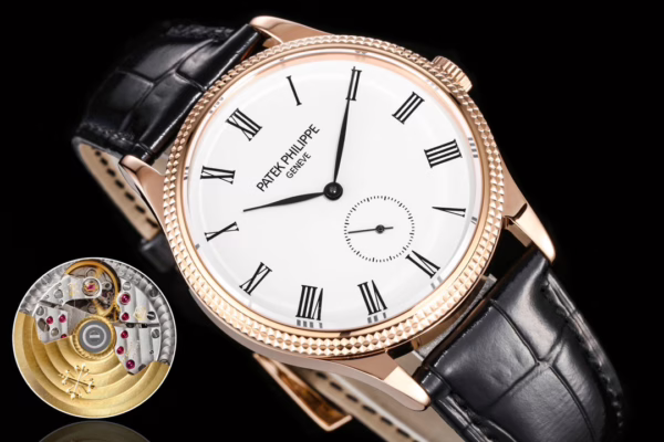Replica Patek Philippe Calatrava 5119R 39MM Rose Gold Watch - Image 5