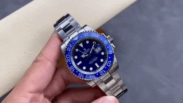 Rolex GMT Master II 126710 "Wildman" 904L SS Blue Dial on SS Oyster Bracelet - Image 2