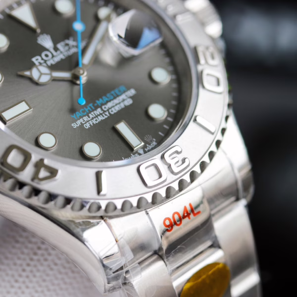 Rolex Yacht-Master 116622 Stainless Steel Grey Dial 40mm Mens Replica Watch - Image 6