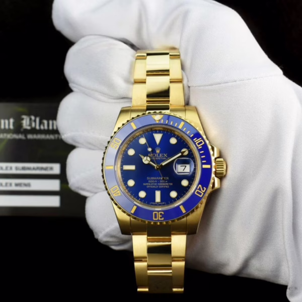 Rolex Submariner Date 116618LB Blue Dial 41mm Mens Replica Watch - Image 9