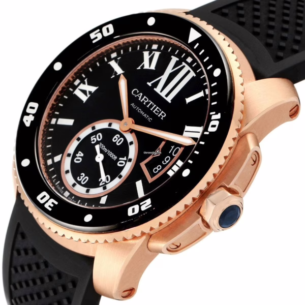 CARTIER Calibre Rose Gold Black 42mm WGCA0010 - Image 2
