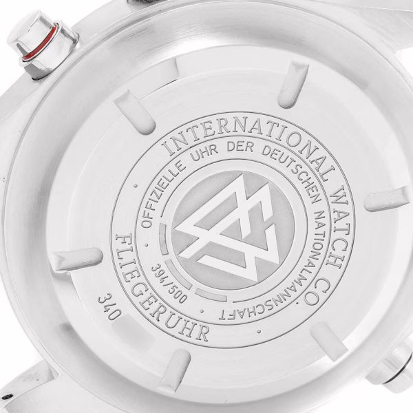 IWC Rattrapante Chronograph Panda Dial Limited Edition German National Team Steel Mens Watch IW371803 - Image 7
