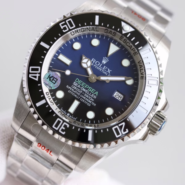 Rolex Sea-Dweller Deepsea 136660 0005 Stainless Steel Black Blue Dial 44MM Mens Replica Watch - Image 14