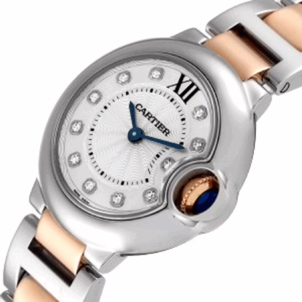CARTIER BALLON BLEU Rose Gold Mix Diamond Dial 36mm - Image 4