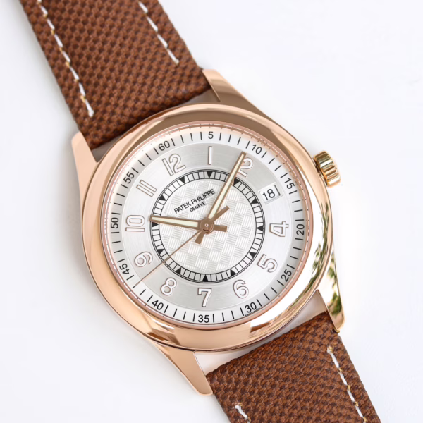 Replica Patek Philippe Limited Edition Calatrava 40mm 6007A 001 Blue Dial Mens Watch - Image 12