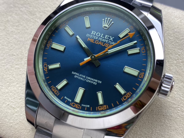 Rolex Milgauss 116400GV Stainless Steel Z-blue Dial 40mm Mens Replica Watch - Image 3