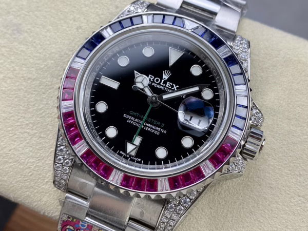Rolex GMT Master II 116759SA Black Dial 40mm Mens Replica Watch - Image 2