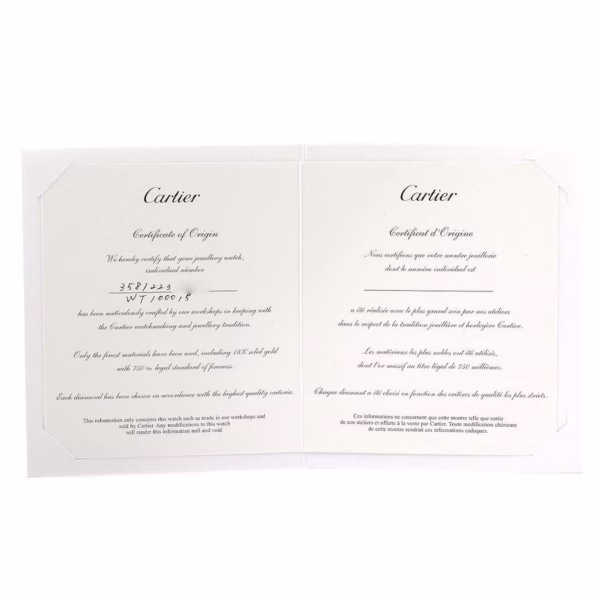 CARTIER Tank Anglaise 30.2mm - Image 9