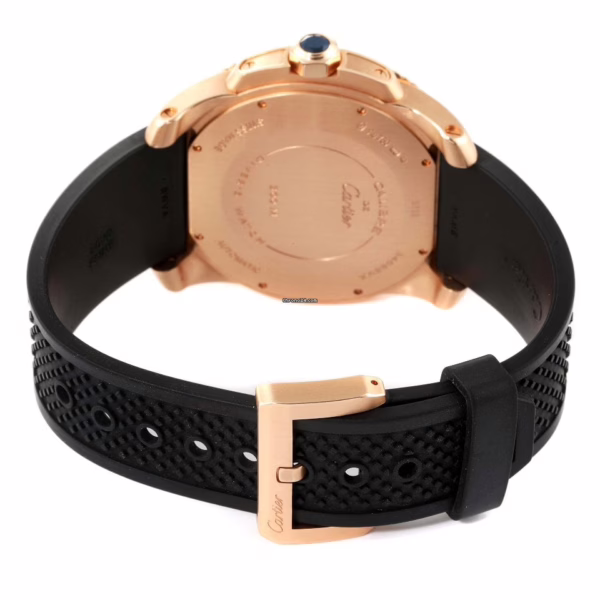 CARTIER Calibre Rose Gold Black 42mm WGCA0010 - Image 7