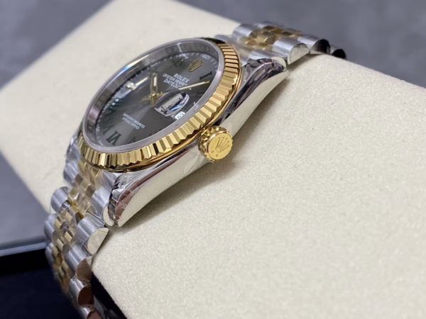 Rolex Datejust Two-Tone Steel Yellow Gold Fluted Bezel m126233 0035 36mm Unisex Replica Watch - Image 16