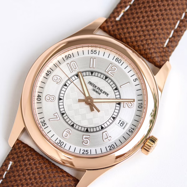 Replica Patek Philippe Limited Edition Calatrava 40mm 6007A 001 Blue Dial Mens Watch - Image 11