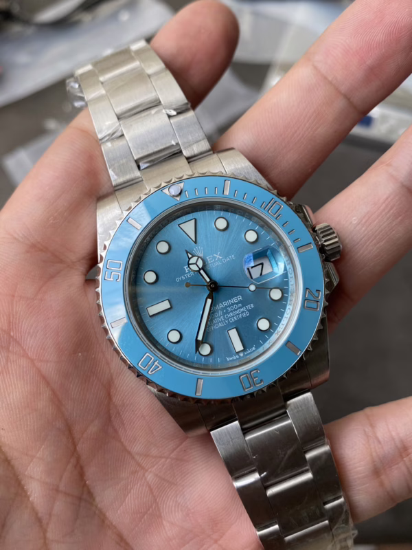 Rolex Submariner Date 41 Turquoise Blaken Goldsmith & Complications - Image 2